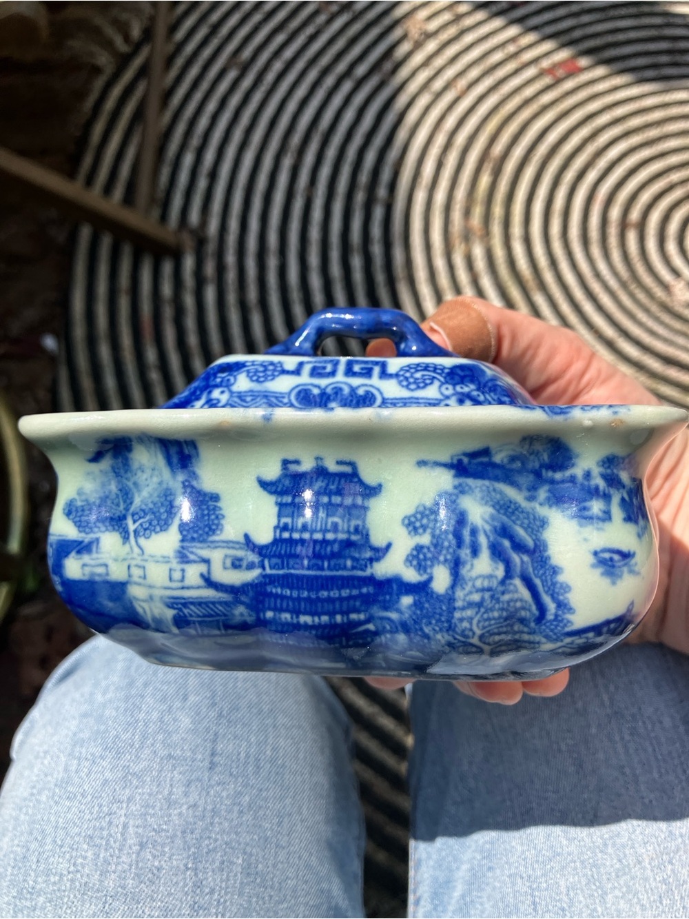 Victoria Ware Ironstone Three Piece Soap Dish